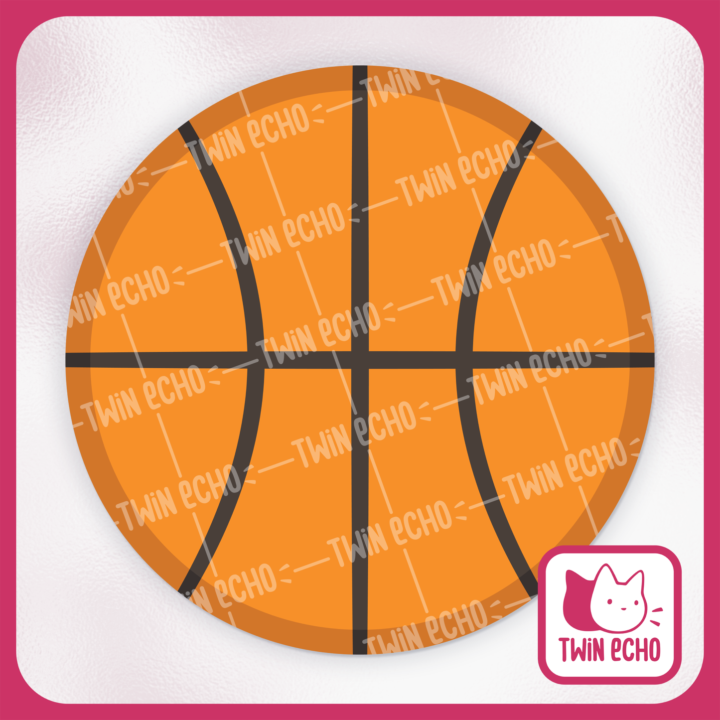 Basketball Cake Topper - Digital Download