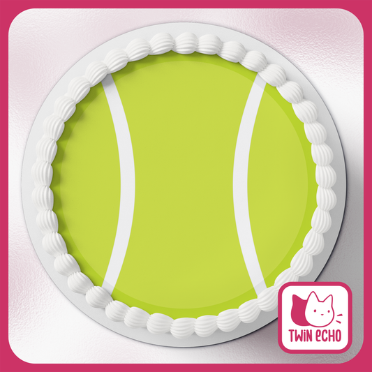 Tennis Ball Cake Topper - Digital Download