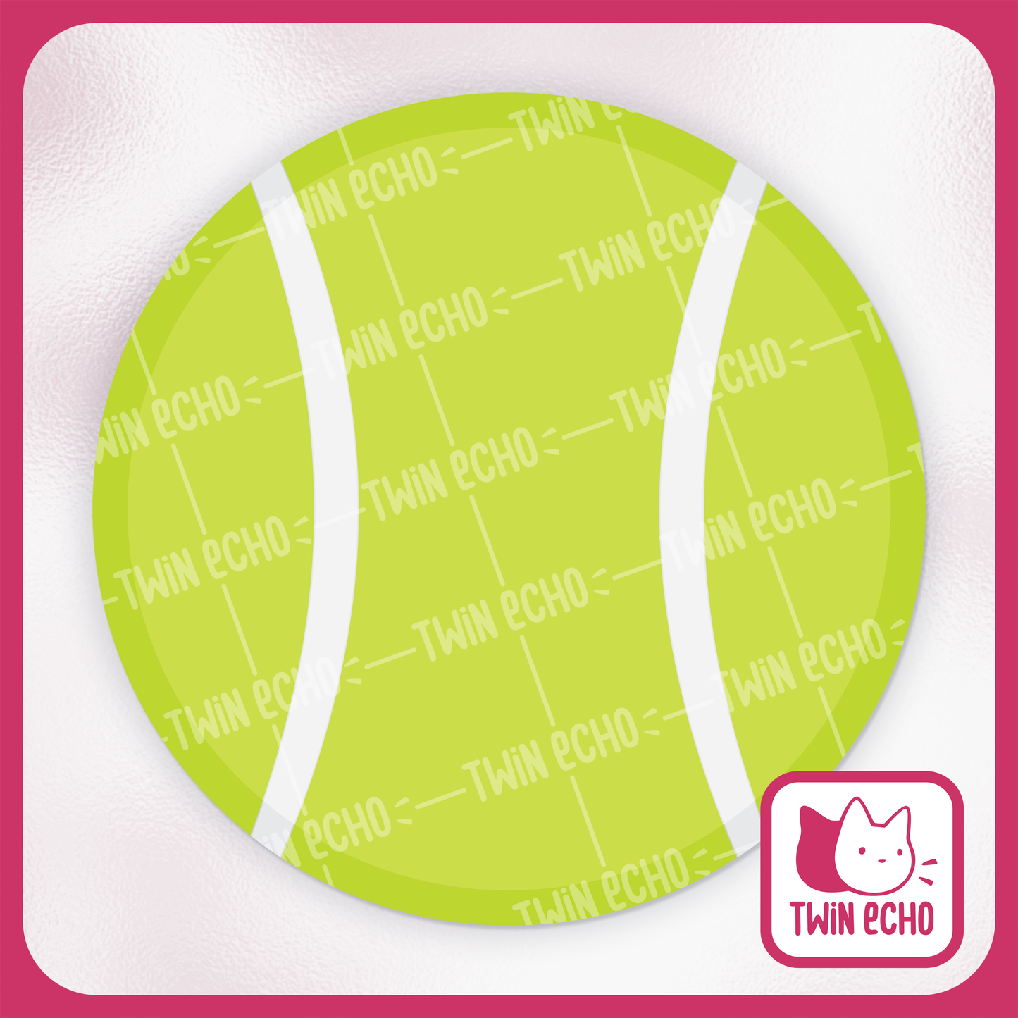 Tennis Ball Cake Topper - Digital Download