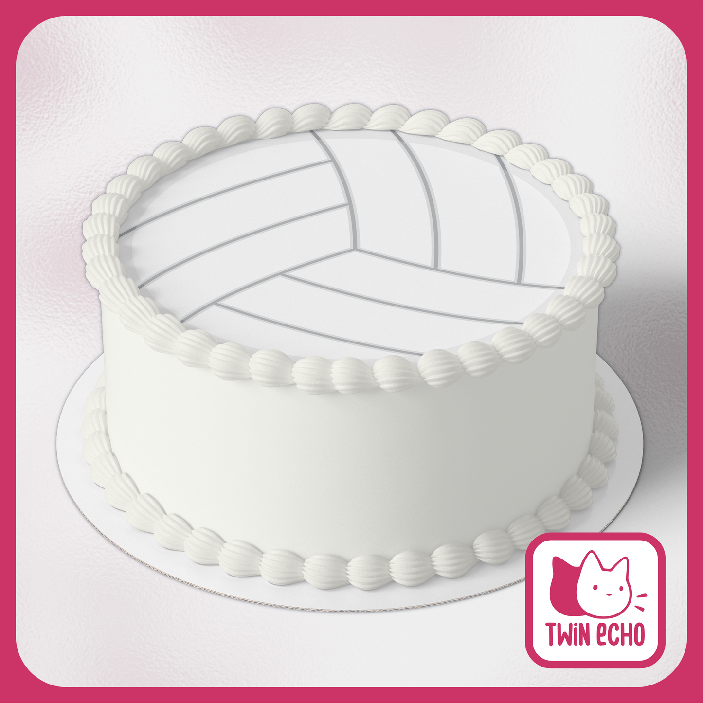 Volleyball Cake Topper - Digital Download