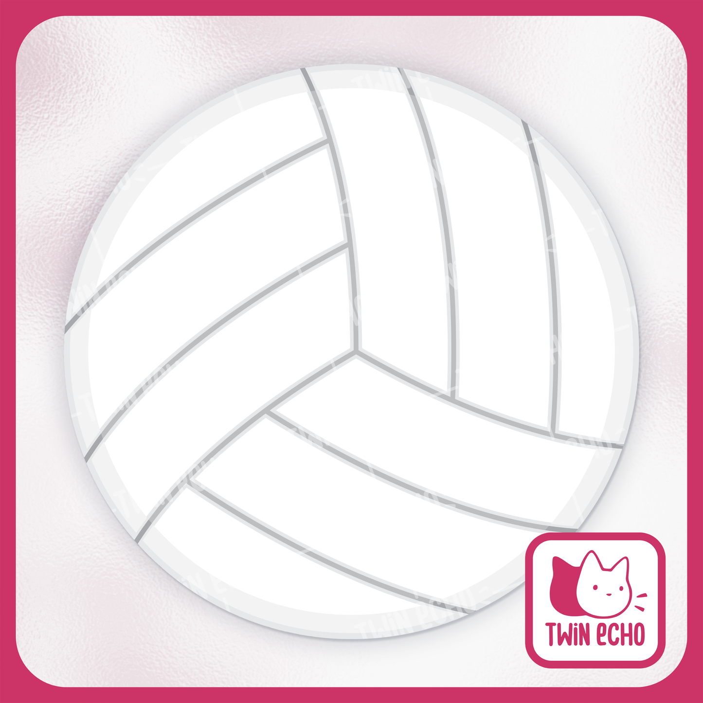 Volleyball Cake Topper - Digital Download